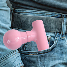 Black Mini Pocket Size Massager, Full Body Massager, Cordless One Button Operation for Body Pain & Relaxation