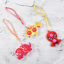 Silicone Push Pop Bubble Fidget Toy Keychain (1 Pc)