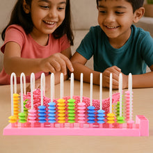 Abacus 13 Rods Counting Abacuses Toy Bead Educational Tools (1 Set / Mix Color)