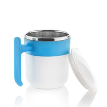 Stainless Steel Insulated Coffee/Tea Mug with Lid – Double Wall Hot Beverage Travel Cup, Milk Mug for Office & Home Use (1 Pc)