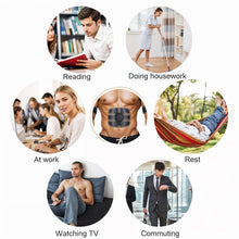 Wireless 6-Pack Abs Stimulator – Rechargeable Vibrating Muscle Exerciser & Body Massager for Abdominal Training