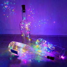Wine Bottle Cork LED String Light, 2M Cable Multicolor, Battery Operated (1 Pc)