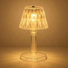 2in1 Transparent Mini Crystal Table Lamp with Reflection Light