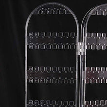 4 Folding Storage Hanger Acrylic Earring Screen Holder Display Stand Clear (1 Set)