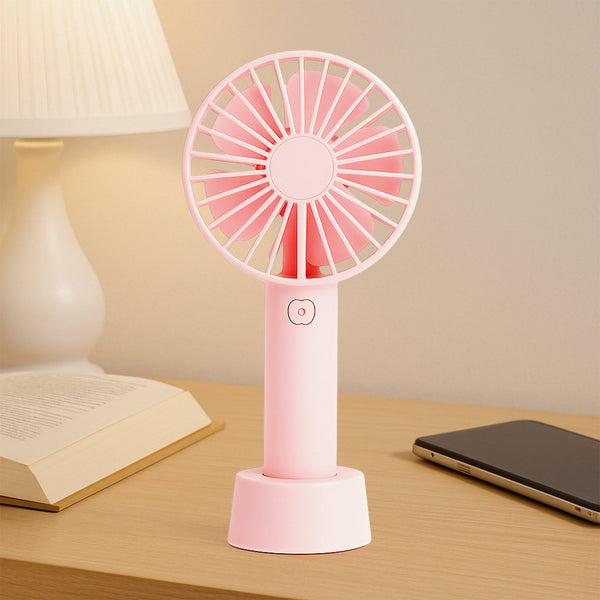 Portable Handheld Fan used in summers in all kinds of places including household and offices etc.(Battery Not Include)