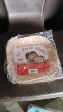 Square Air Fryer Disposable Paper Liner  (50 Pcs Set / 160mmx45mm)